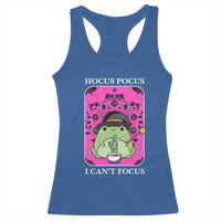 ADHD Meme Racerback Tank Top Neurodivergent Wizard Frog I Cant Focus - Wonder Print Shop