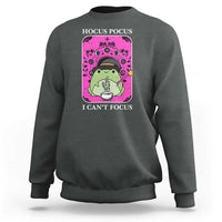 ADHD Meme Sweatshirt Neurodivergent Wizard Frog I Cant Focus - Wonder Print Shop