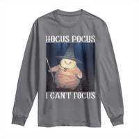ADHD Cat Meme Long Sleeve Shirt Neurodivergent Wizard Cat I Cant Focus - Wonder Print Shop
