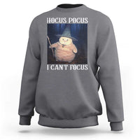 ADHD Cat Meme Sweatshirt Neurodivergent Wizard Cat I Cant Focus - Wonder Print Shop