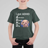 Funny ADHD Dog Meme T Shirt For Kid Attention Deficit Hey Dog Humor Lovers - Wonder Print Shop