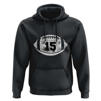 Personalized Football Game Day Hoodie Custom Number Cute Senior Mom Mama - Wonder Print Shop