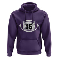 Personalized Football Game Day Hoodie Custom Number Cute Senior Mom Mama - Wonder Print Shop