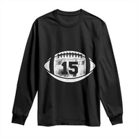 Personalized Football Game Day Long Sleeve Shirt Custom Number Cute Senior Mom Mama - Wonder Print Shop