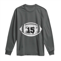 Personalized Football Game Day Long Sleeve Shirt Custom Number Cute Senior Mom Mama - Wonder Print Shop