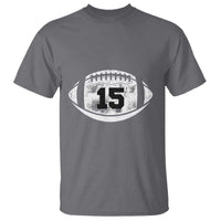 Personalized Football Game Day T Shirt Custom Number Cute Senior Mom Mama - Wonder Print Shop