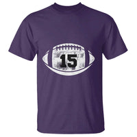 Personalized Football Game Day T Shirt Custom Number Cute Senior Mom Mama - Wonder Print Shop