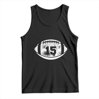 Personalized Football Game Day Tank Top Custom Number Cute Senior Mom Mama - Wonder Print Shop