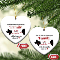 Personalized Besties Christmas Ornament Custom Name Letter Let's Make Memories Distant Friends and Family - Wonder Print Shop