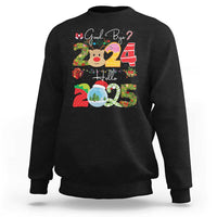 New Year 2025 Sweatshirt Merry Christmas Good Bye 2024 Hello 2025 - Wonder Print Shop