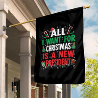All I Want for Christmas Is A New President Garden Flag Subtle FDT Sarcastic Holiday - Wonder Print Shop