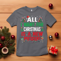 All I Want for Christmas Is A New President T Shirt Subtle FDT Sarcastic Holiday - Wonder Print Shop