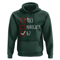 67 Christmas Hoodie Funny Nice Naughty Six Seven 6 7 Meme Brain Rot - Wonder Print Shop