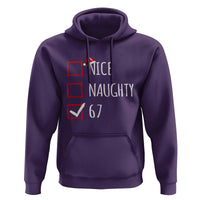 67 Christmas Hoodie Funny Nice Naughty Six Seven 6 7 Meme Brain Rot - Wonder Print Shop