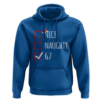 67 Christmas Hoodie Funny Nice Naughty Six Seven 6 7 Meme Brain Rot - Wonder Print Shop