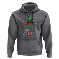 67 Christmas Hoodie Funny Six Seven Meme Brainrot Nice Naughty 6 7 Elf Custome - Wonder Print Shop