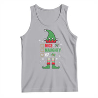 67 Christmas Tank Top Funny Six Seven Meme Brainrot Nice Naughty 6 7 Elf Custome - Wonder Print Shop
