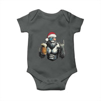 Bigfoot Christmas Baby Onesie Most Wonderful Xmas Sasquatch Beer - Wonder Print Shop