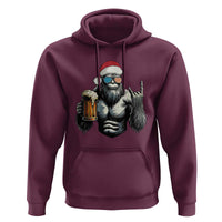 Bigfoot Christmas Hoodie Most Wonderful Xmas Sasquatch Beer - Wonder Print Shop