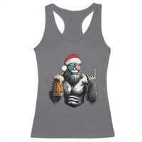 Bigfoot Christmas Racerback Tank Top Most Wonderful Xmas Sasquatch Beer - Wonder Print Shop