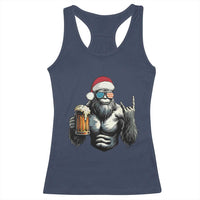 Bigfoot Christmas Racerback Tank Top Most Wonderful Xmas Sasquatch Beer - Wonder Print Shop