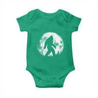Bigfoot Night Stroll Baby Onesie Cool Full Moon & Trees Sasquatch - Wonder Print Shop