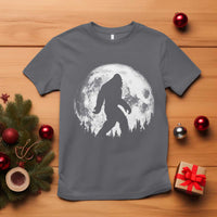 Bigfoot Night Stroll T Shirt Cool Full Moon & Trees Sasquatch - Wonder Print Shop