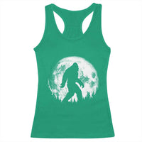Bigfoot Night Stroll Racerback Tank Top Cool Full Moon & Trees Sasquatch - Wonder Print Shop