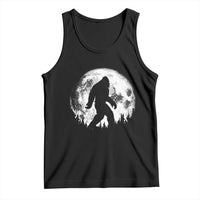 Bigfoot Night Stroll Tank Top Cool Full Moon & Trees Sasquatch - Wonder Print Shop