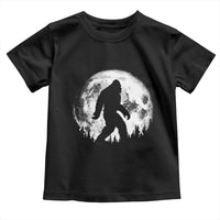 Bigfoot Night Stroll Toddler T Shirt Cool Full Moon & Trees Sasquatch - Wonder Print Shop