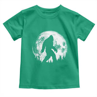 Bigfoot Night Stroll Toddler T Shirt Cool Full Moon & Trees Sasquatch - Wonder Print Shop