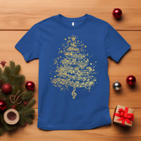 Music Christmas Tree T Shirt Musician Music Lover Gift - Wonder Print Shop