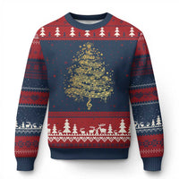 Music Xmas Tree Ugly Christmas Sweater Musician Music Lover Gift - Wonder Print Shop