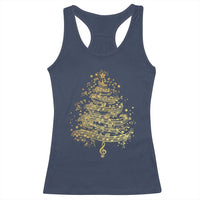 Music Christmas Tree Racerback Tank Top Musician Music Lover Gift - Wonder Print Shop