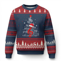 Xmas Tree Music Ugly Christmas Sweater Musician Music Lover Gift - Wonder Print Shop