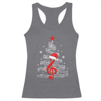 Christmas Tree Music Racerback Tank Top Musician Music Lover Gift - Wonder Print Shop