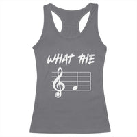 Funny What The F Musical Note Racerback Tank Top Funny Musician Gift - Wonder Print Shop