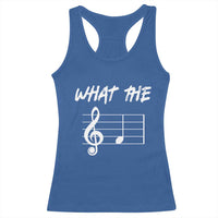 Funny What The F Musical Note Racerback Tank Top Funny Musician Gift - Wonder Print Shop