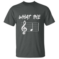 Funny What The F Musical Note T Shirt Funny Musician Gift - Wonder Print Shop