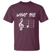 Funny What The F Musical Note T Shirt Funny Musician Gift - Wonder Print Shop