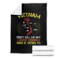 Agent Orange Dioxin Throw Blanket Vietnam Veteran Vet Gifts - Wonder Print Shop