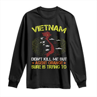 Agent Orange Dioxin Long Sleeve Shirt Vietnam Veteran Vet Gifts - Wonder Print Shop