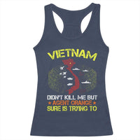 Agent Orange Dioxin Racerback Tank Top Vietnam Veteran Vet Gifts - Wonder Print Shop
