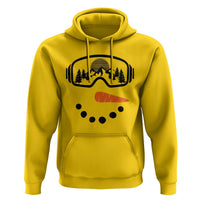 Ski Snowboard Snowman Face Hoodie Goggles Skiing Snow Ski Lover Skier - Wonder Print Shop