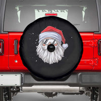Skiing Santa Face Christmas Spare Tire Cover Retro Ski Goggles Winter Sports Skiing Gift Snowboard - Wonder Print Shop