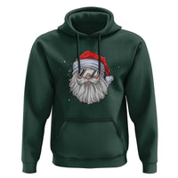 Skiing Santa Face Christmas Hoodie Retro Ski Goggles Winter Sports Skiing Gift Snowboard - Wonder Print Shop