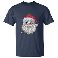 Skiing Santa Face Christmas T Shirt Retro Ski Goggles Winter Sports Skiing Gift Snowboard - Wonder Print Shop