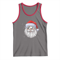 Skiing Santa Face Christmas Tank Top Retro Ski Goggles Winter Sports Skiing Gift Snowboard - Wonder Print Shop