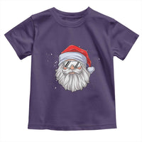 Skiing Santa Face Christmas Toddler T Shirt Retro Ski Goggles Winter Sports Skiing Gift Snowboard - Wonder Print Shop