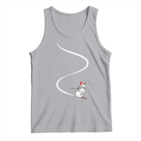 Skiing Snowman Tank Top Funny Ski Freeride Freeski Winter Sports Skiers - Wonder Print Shop